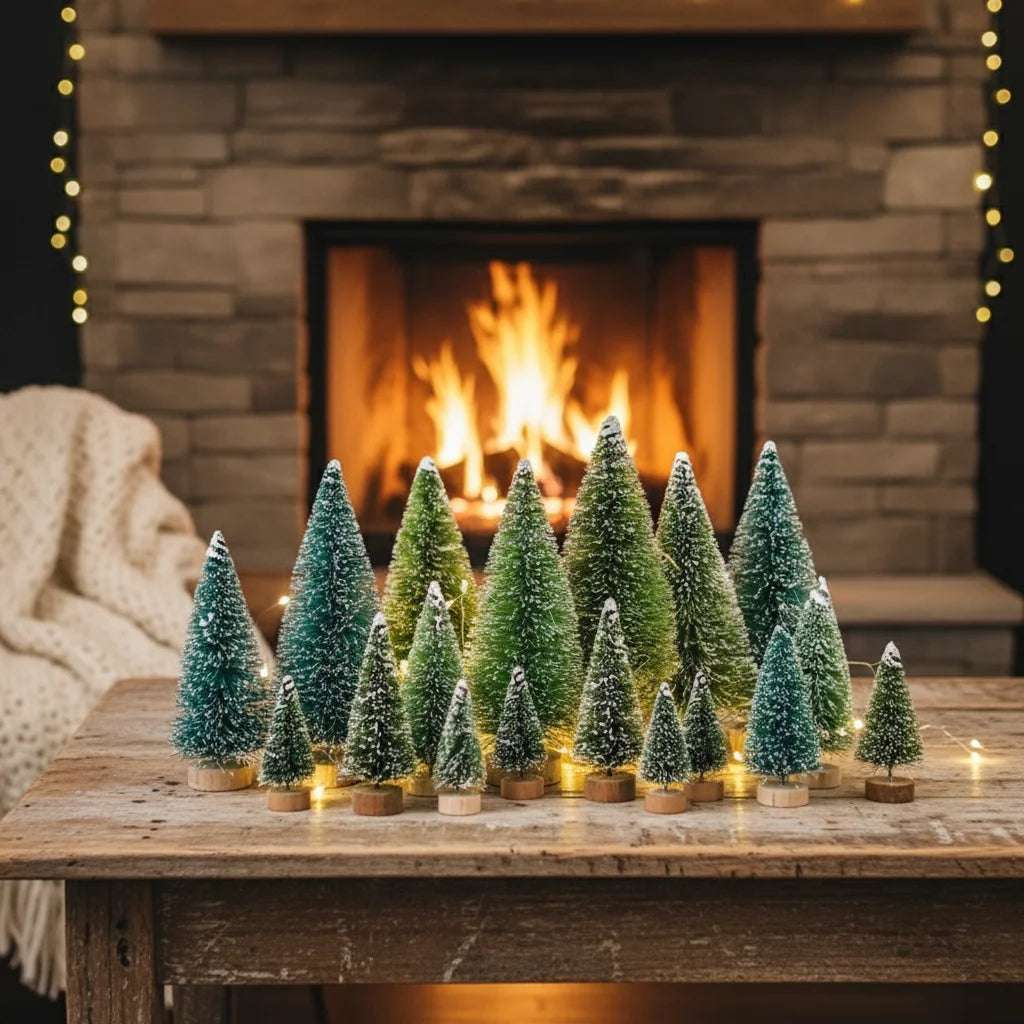 Arbre de Noël Miniature - Élégance et Simplicité