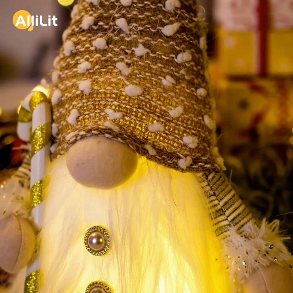 Gnome Lumineux de Noël - Créez une ambiance magique!