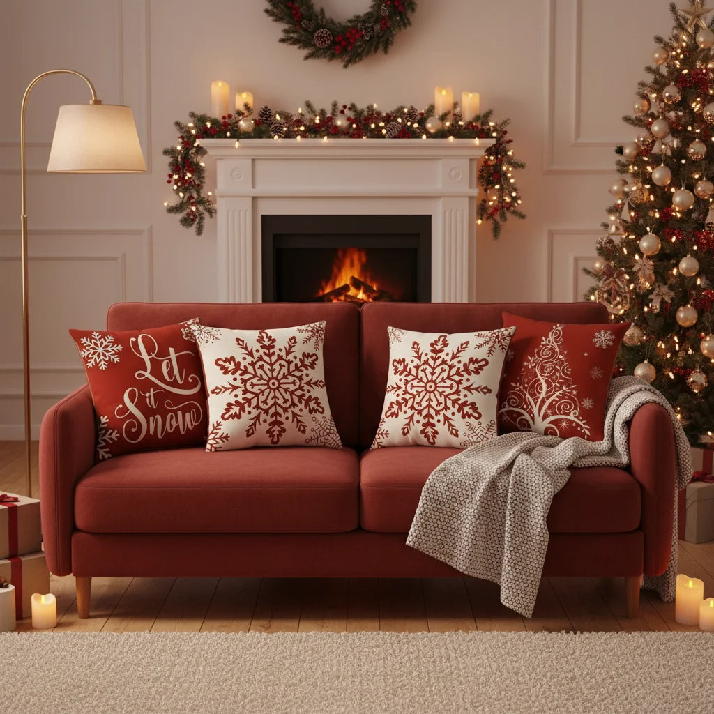 Coussin de Noël - Ajoutez une touche festive!