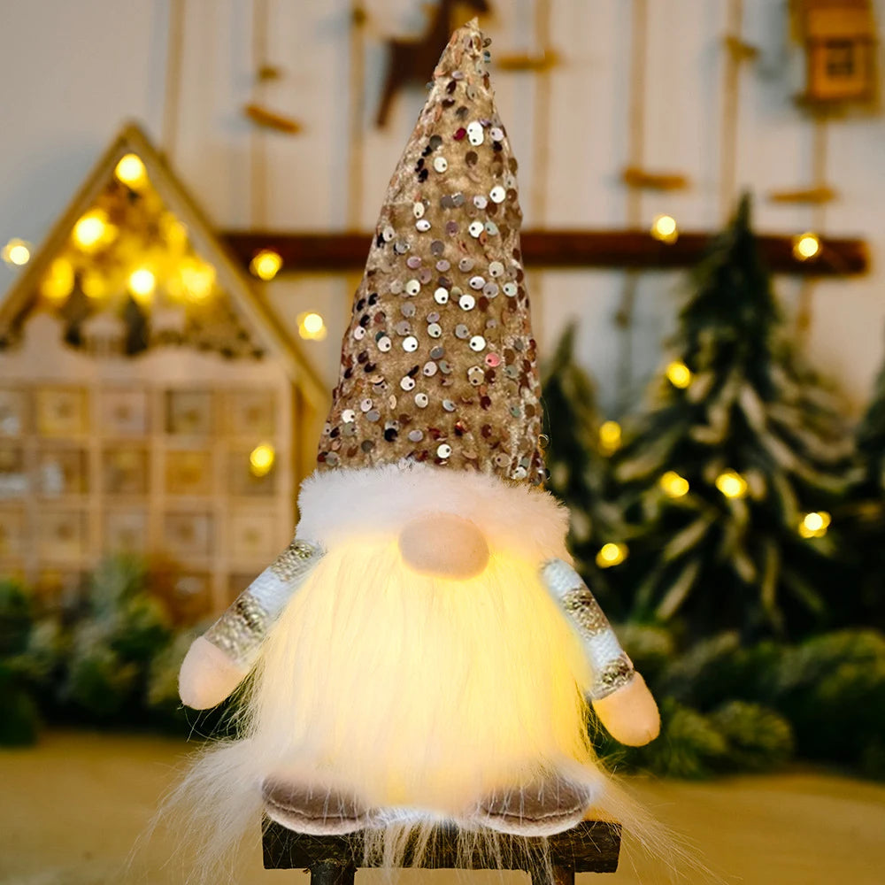 Gnome Lumineux de Noël - Créez une ambiance magique!