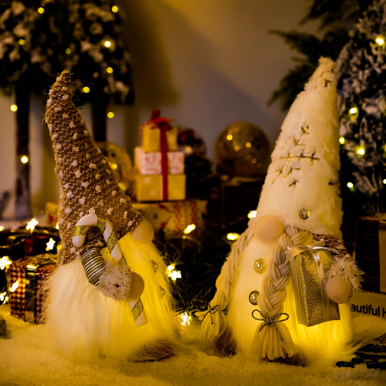 Gnome Lumineux de Noël - Créez une ambiance magique!
