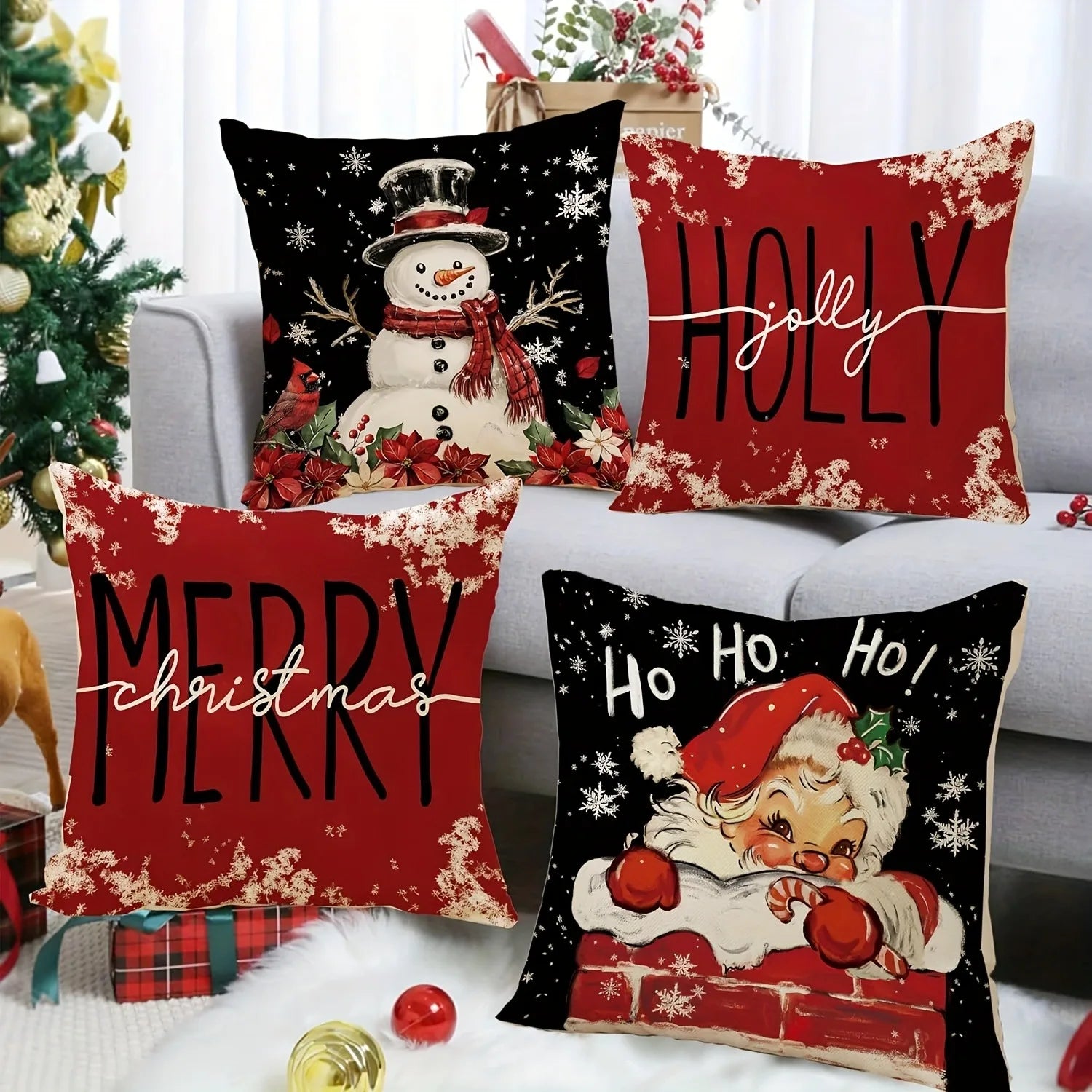 Coussins de Noël - Ajoutez une touche vintage!