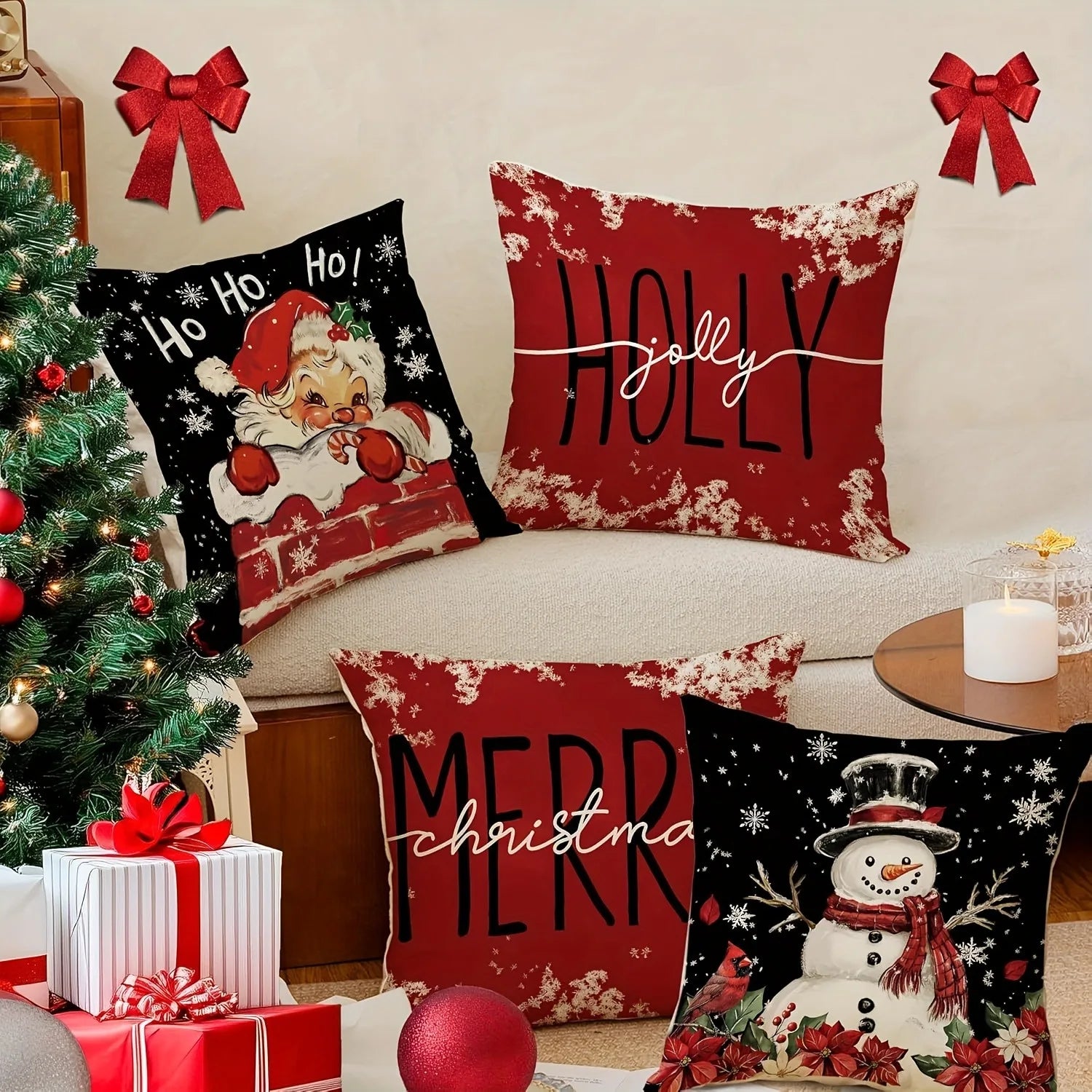 Coussins de Noël - Ajoutez une touche vintage!