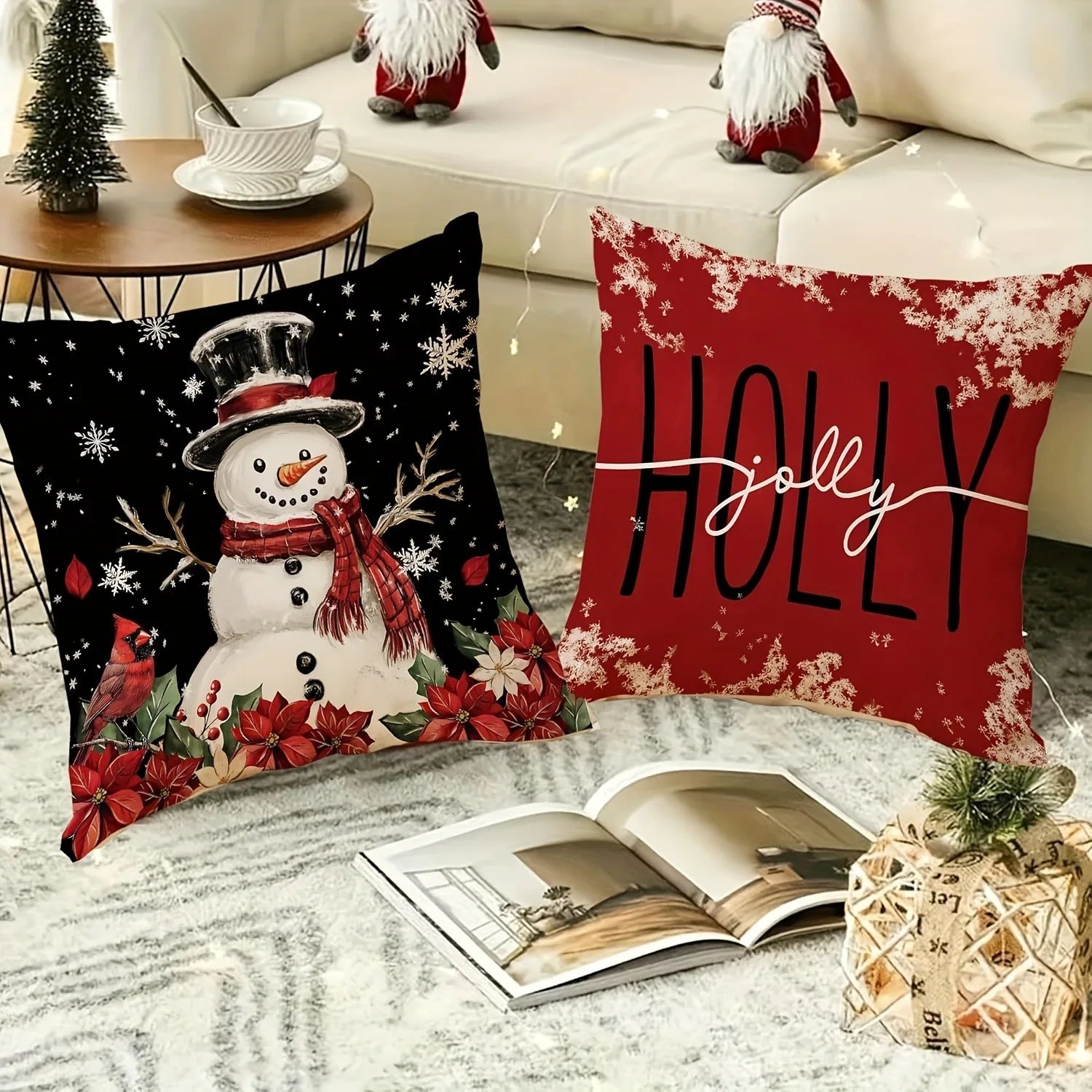 Coussins de Noël - Ajoutez une touche vintage!