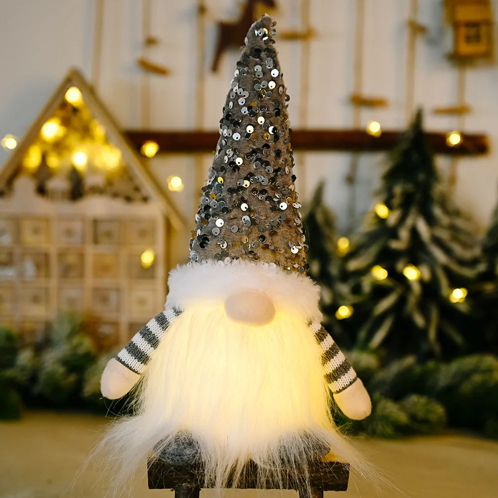 Gnome Lumineux de Noël - Créez une ambiance magique!