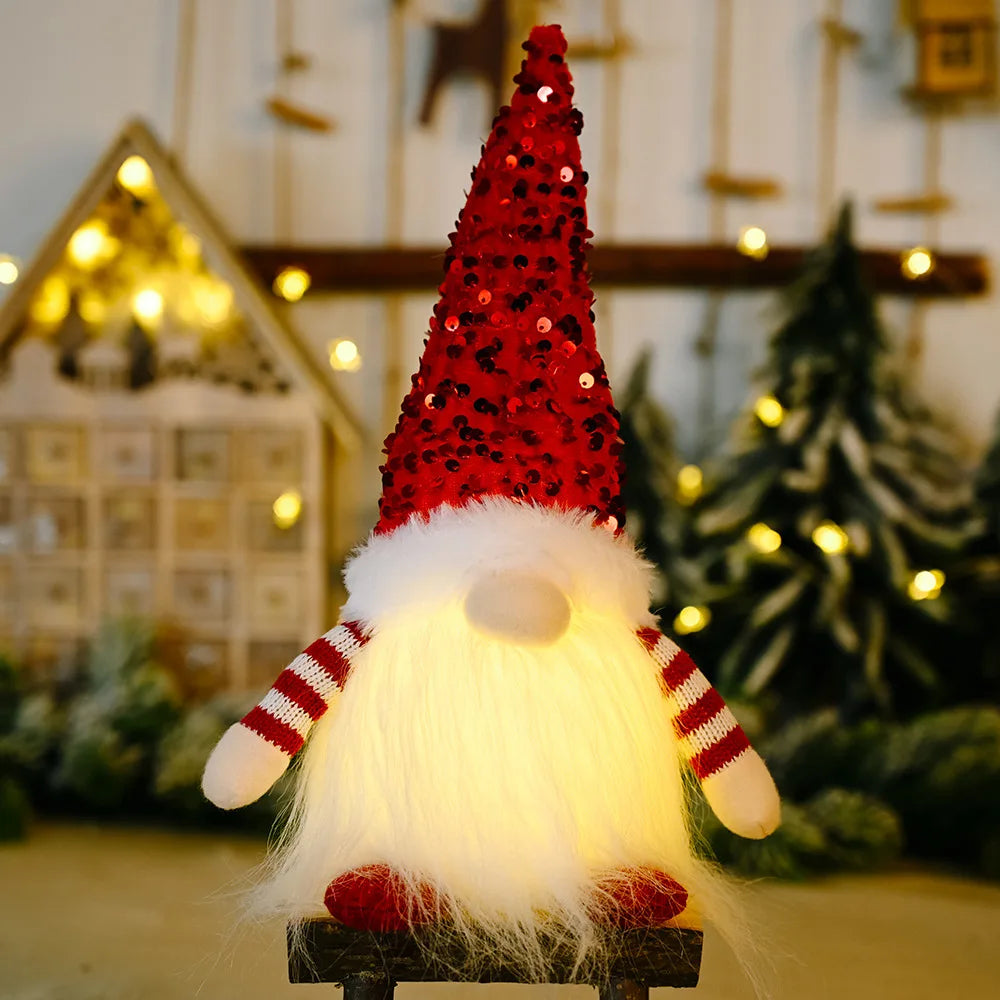 Gnome Lumineux de Noël - Créez une ambiance magique!