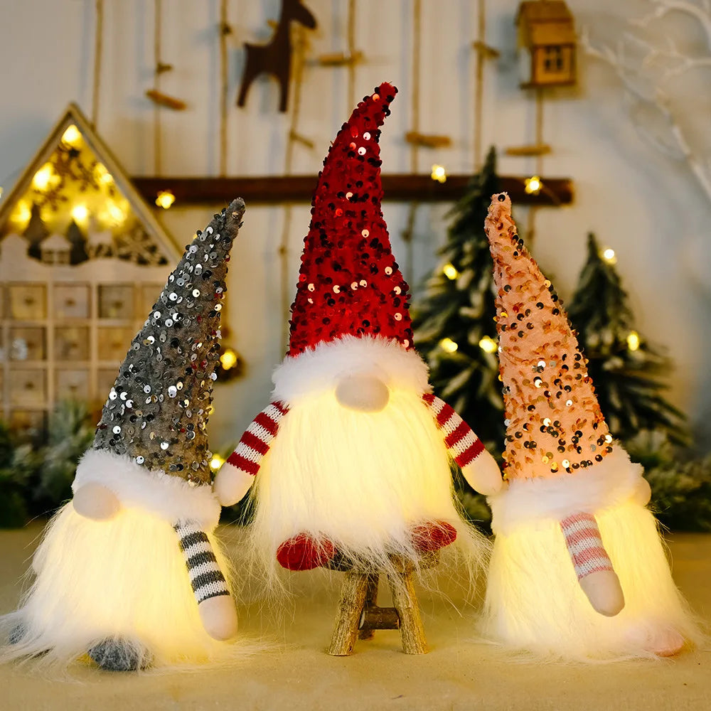 Gnome Lumineux de Noël - Créez une ambiance magique!